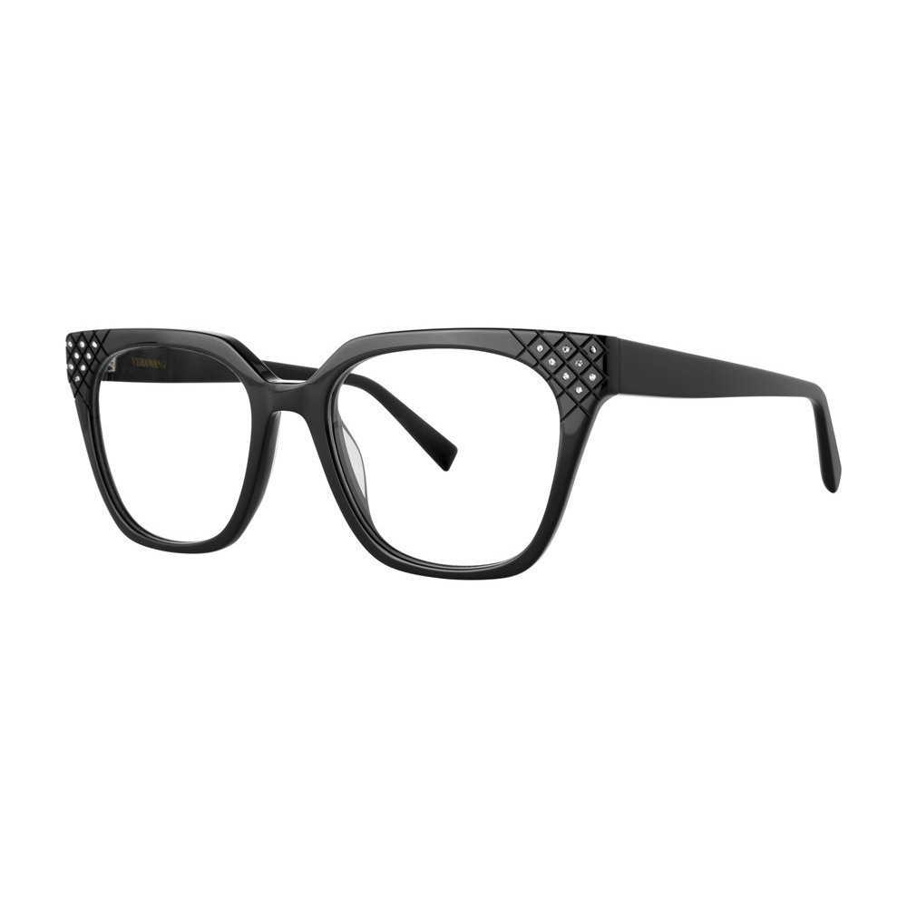 Vera Wang Bijou Eyeglasses Black 53mm
